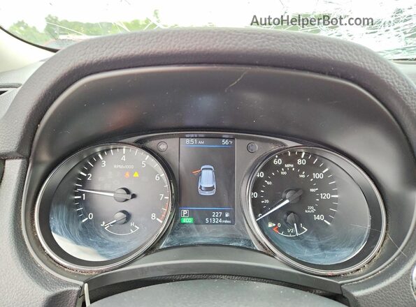 KNMAT2MT3LP543298 2020 NISSAN ROGUE Blue ხელსაწყოთა პანელის ხედი