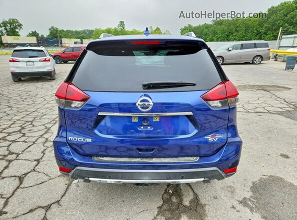KNMAT2MT3LP543298 2020 NISSAN ROGUE Blue უკანა ხედი