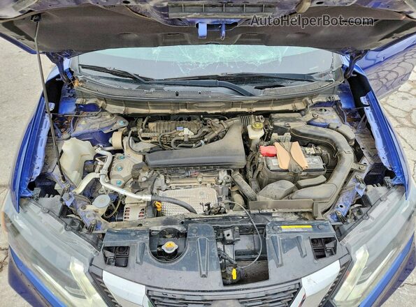 KNMAT2MT3LP543298 2020 NISSAN ROGUE Blue ძრავის განყოფილების ხედი