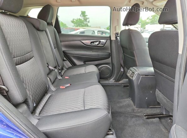 KNMAT2MT3LP543298 2020 NISSAN ROGUE Blue უკანა სალონის ხედი