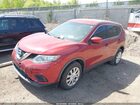 2016 Nissan Rogue S/sl/sv Red vin: KNMAT2MT4GP701184