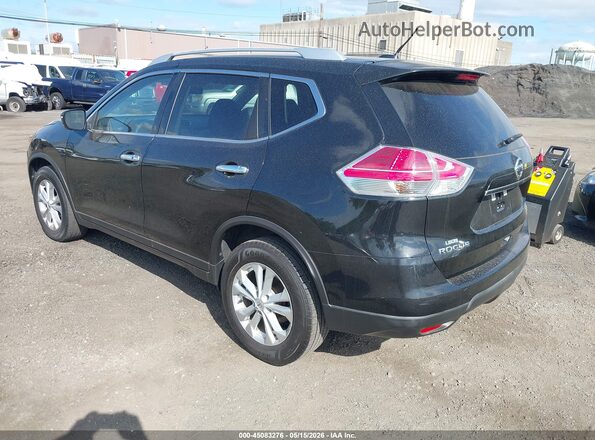 KNMAT2MT4GP734475 2016 NISSAN ROGUE Черный Задняя левая четверть
