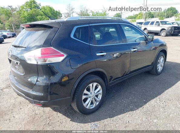 KNMAT2MT4GP734475 2016 NISSAN ROGUE Черный Задняя правая четверть