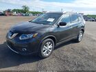 2016 Nissan Rogue Sv Черный vin: KNMAT2MT4GP734475
