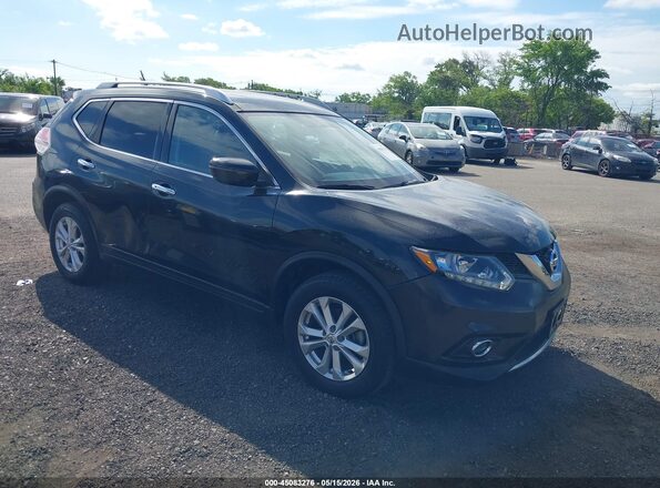 KNMAT2MT4GP734475 2016 NISSAN ROGUE Черный Передняя правая четверть