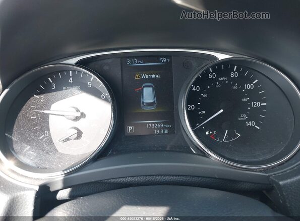 KNMAT2MT4GP734475 2016 NISSAN ROGUE Черный Вид задних сидений