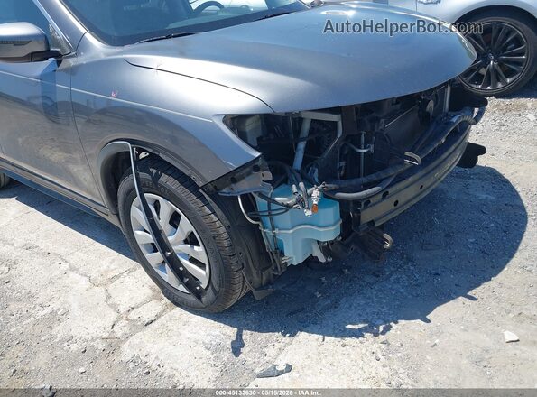 KNMAT2MT4HP539039 2017 NISSAN ROGUE Gray Вид спереду