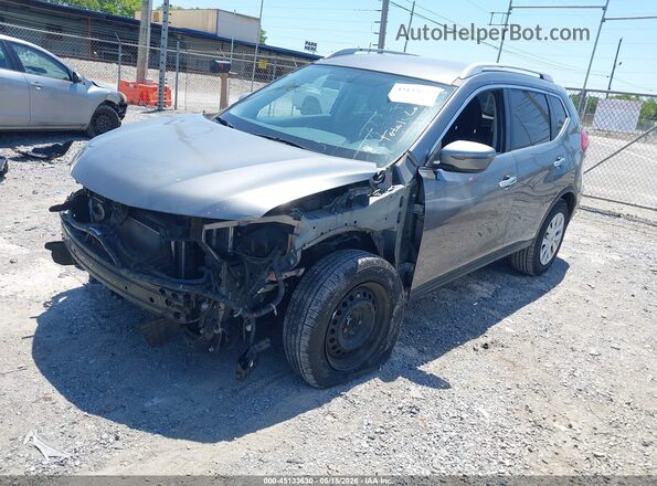 KNMAT2MT4HP539039 2017 NISSAN ROGUE Gray Передня ліва чверть