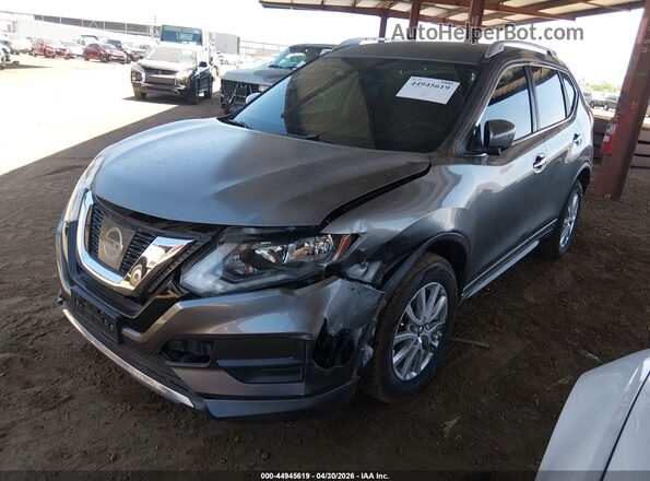 KNMAT2MT4HP587012 2017 NISSAN ROGUE Gray Передня ліва чверть