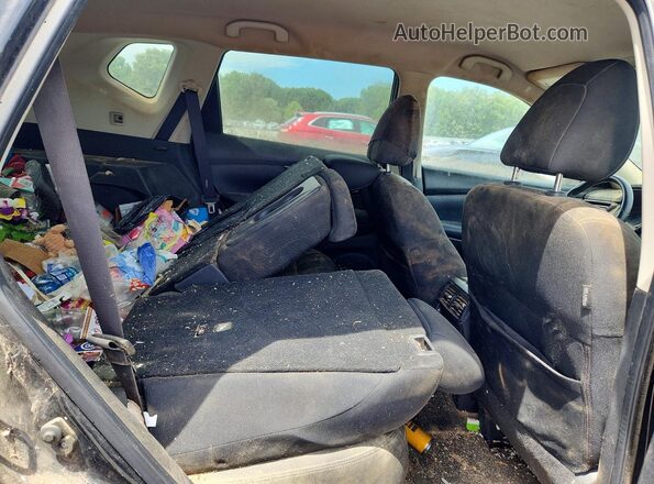 KNMAT2MT4JP514213 2018 NISSAN ROGUE Black Вид задніх сидінь