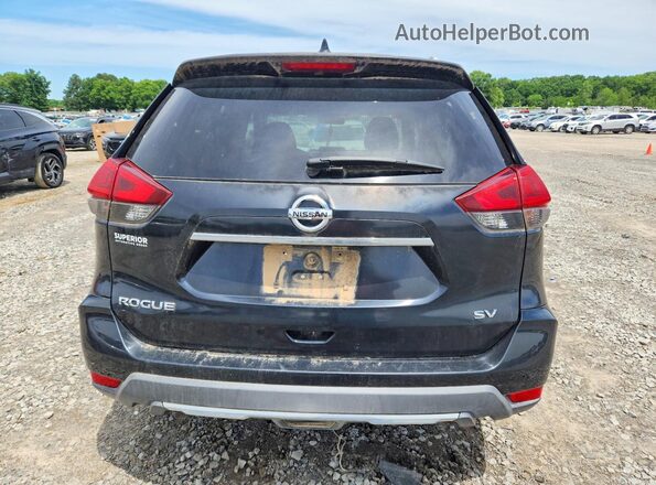 KNMAT2MT4JP514213 2018 NISSAN ROGUE Black Вид ззаду