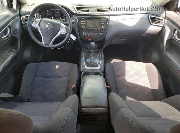 KNMAT2MT5GP615401 2016 NISSAN ROGUE Silver Vista del salpicadero