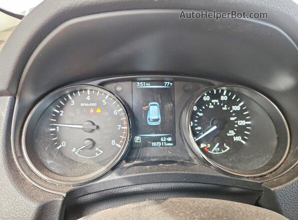 KNMAT2MT5HP544301 2017 NISSAN ROGUE Белый Вид щитка приборов