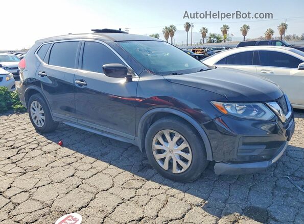 KNMAT2MT5HP571319 2017 NISSAN ROGUE Черный Передняя правая четверть