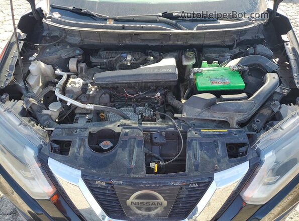 KNMAT2MT5HP571319 2017 NISSAN ROGUE Черный Вид подкапотного пространства