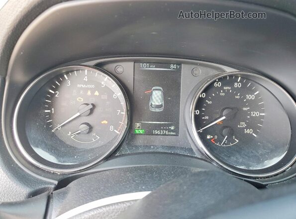 KNMAT2MT5HP571319 2017 NISSAN ROGUE Черный Вид щитка приборов