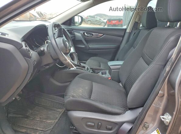 KNMAT2MT5KP557850 2019 NISSAN ROGUE Gray Widok wnętrza z przodu