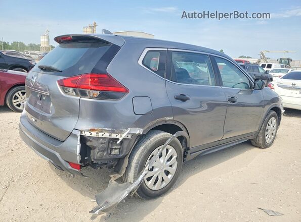 KNMAT2MT6HP505653 2017 NISSAN ROGUE Серый Задняя правая четверть