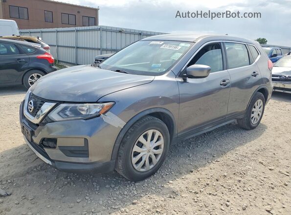 KNMAT2MT6HP505653 2017 NISSAN ROGUE Серый Передняя левая четверть