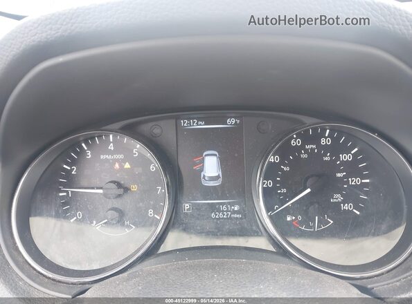KNMAT2MT6HP592941 2017 NISSAN ROGUE Blue Widok tylnych siedzeń