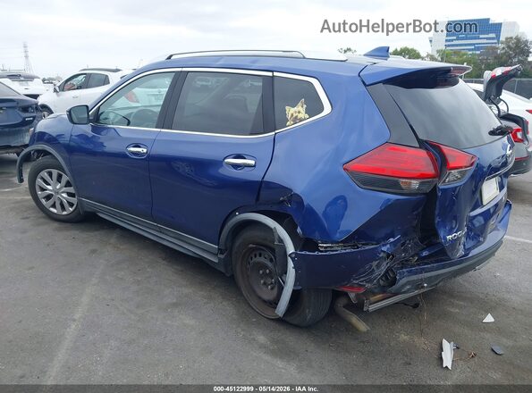 KNMAT2MT6HP592941 2017 NISSAN ROGUE Blue Tył lewy