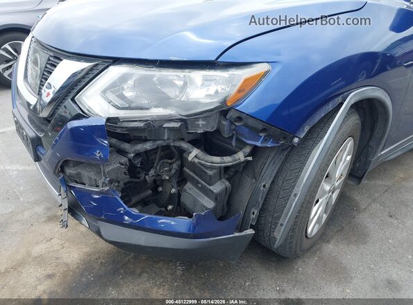 KNMAT2MT6HP592941 2017 NISSAN ROGUE Blue Widok z przodu