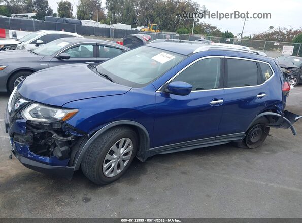 KNMAT2MT6HP592941 2017 NISSAN ROGUE Blue Widok wnętrza 360 stopni