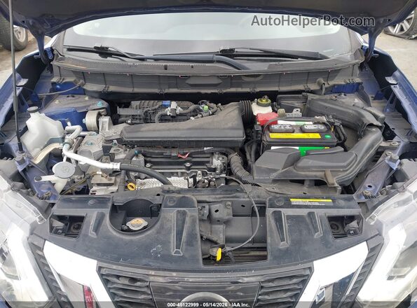 KNMAT2MT6HP592941 2017 NISSAN ROGUE Blue Widok z tyłu