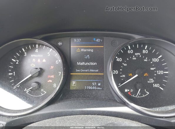 KNMAT2MT6KP525215 2019 NISSAN ROGUE Серый Вид задних сидений