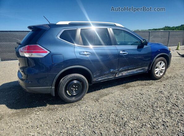 KNMAT2MT7GP615948 2016 NISSAN ROGUE Blue Tył prawy