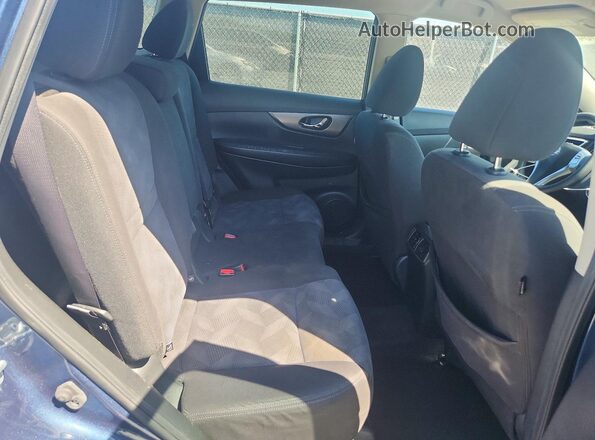 KNMAT2MT7GP615948 2016 NISSAN ROGUE Blue Widok tylnych siedzeń