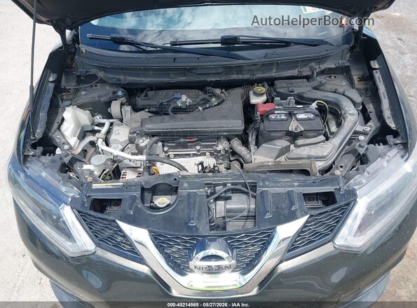 KNMAT2MT7GP644141 2016 NISSAN ROGUE Black Հետևի տեսք