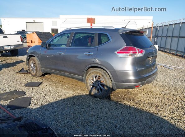KNMAT2MT7GP715371 2016 NISSAN ROGUE Серый Задняя левая четверть