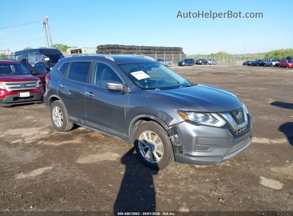 KNMAT2MT7JP543737 2018 NISSAN ROGUE Серый Передняя правая четверть
