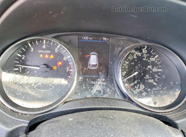 KNMAT2MT8LP532474 2020 NISSAN ROGUE Gray Вид щитка приладів