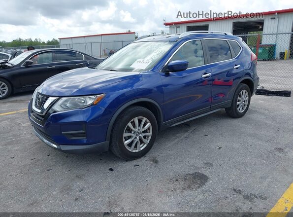 KNMAT2MT8LP536671 2020 NISSAN ROGUE Blue Vista tres cuartos delantera izquierda