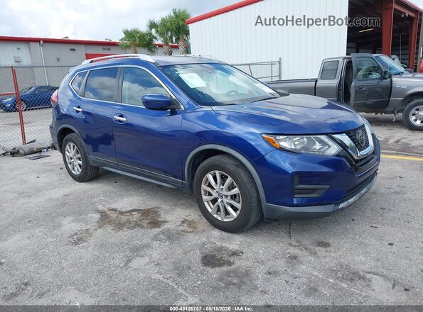 KNMAT2MT8LP536671 2020 NISSAN ROGUE Blue Delantero derecho