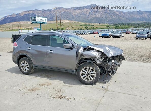 KNMAT2MT9GP628863 2016 NISSAN ROGUE Gray Передня права чверть