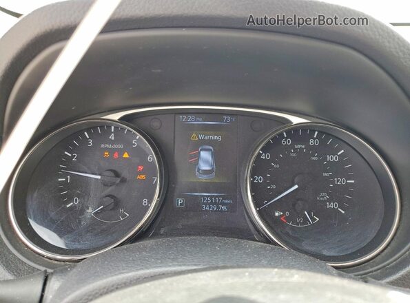 KNMAT2MT9GP628863 2016 NISSAN ROGUE Gray Вид щитка приладів