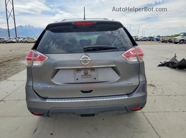 KNMAT2MT9GP628863 2016 NISSAN ROGUE Gray Вид ззаду