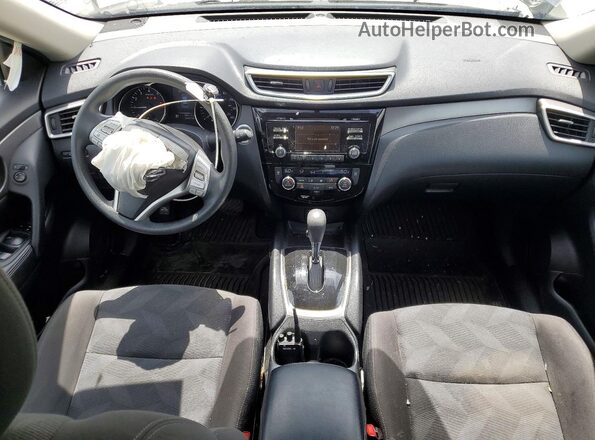 KNMAT2MT9GP628863 2016 NISSAN ROGUE Gray Вид панелі приладів