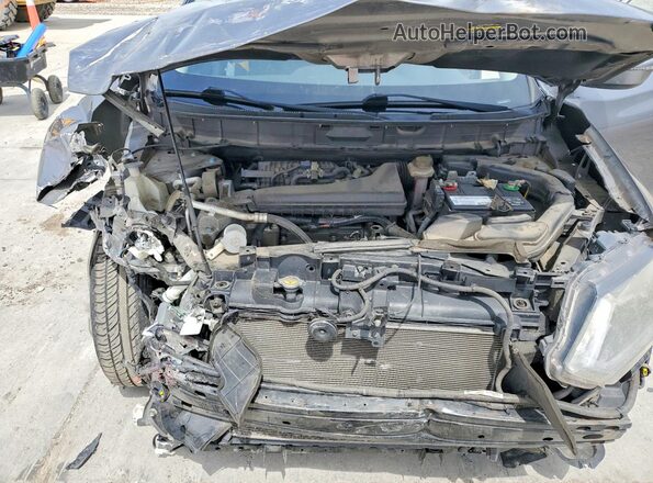 KNMAT2MT9GP628863 2016 NISSAN ROGUE Gray Вид підкапотного простору