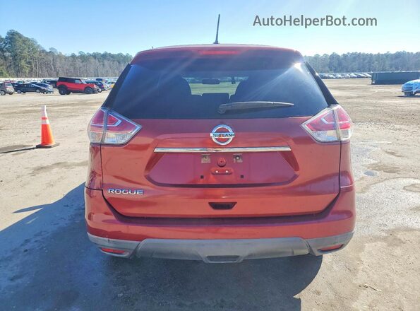 KNMAT2MT9GP702508 2016 NISSAN ROGUE Red Rear view