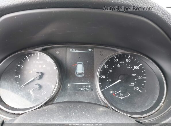 KNMAT2MT9HP520504 2017 NISSAN ROGUE Серый Вид задних сидений