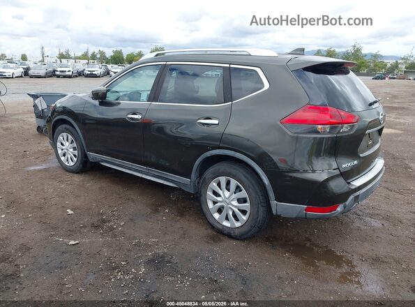 KNMAT2MT9HP520504 2017 NISSAN ROGUE Серый Задняя левая четверть