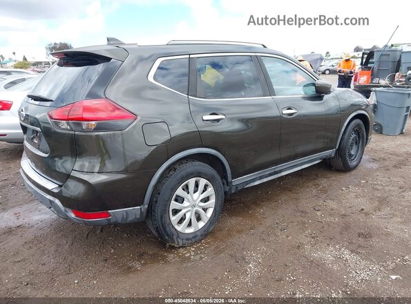 KNMAT2MT9HP520504 2017 NISSAN ROGUE Серый Задняя правая четверть