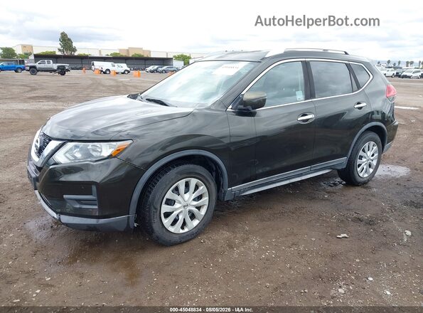 KNMAT2MT9HP520504 2017 NISSAN ROGUE Серый Передняя левая четверть