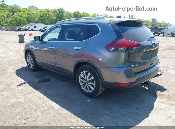 KNMAT2MT9JP520220 2018 NISSAN ROGUE Gray Trasero izquierdo