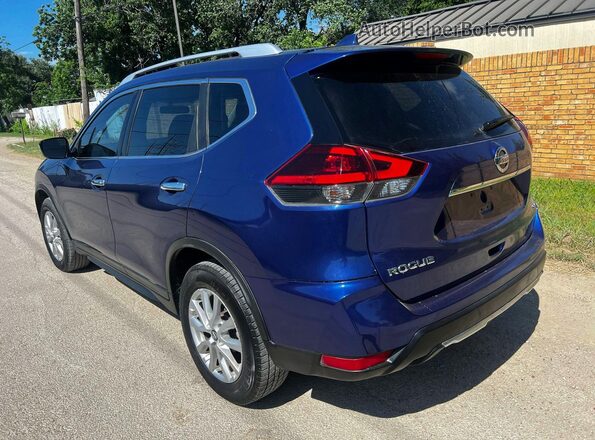KNMAT2MT9JP571152 2018 NISSAN ROGUE Blue უკანა მარჯვენა