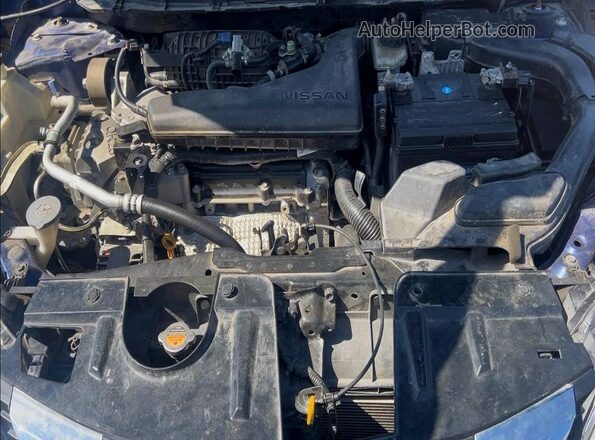 KNMAT2MT9JP571152 2018 NISSAN ROGUE Blue წინა სალონის ხედი